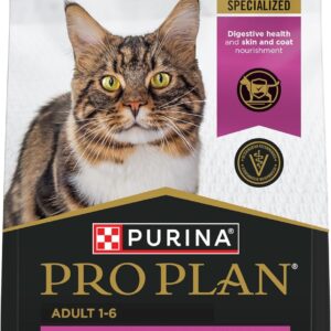 Purina Pro Plan Sensitive Skin and Stomach Adult Cat Food Salmon and Rice Formula - 7 lb.